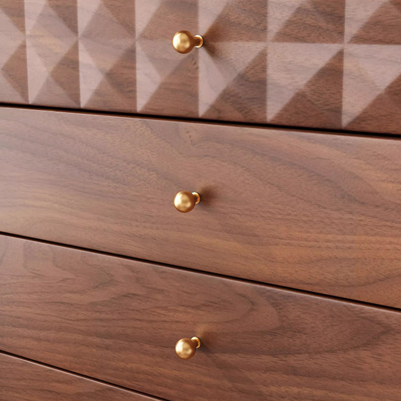 Walnut Solid Wood Accent Cabinet