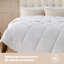 Silentnight Luxury Natural Wool Lightweight Duvet Temperature Regulating with Pure Cotton Cover-98495847