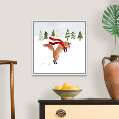 «Woodland Christmas III» par Victoria Borges - reproduction d'art sur toile