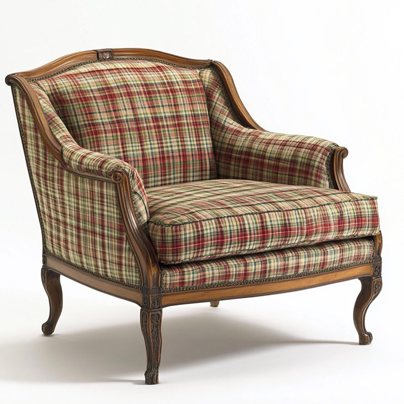 Fauteuil Scottish Tartan
