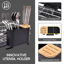 Cutlery Drying Rack Foldable Small Cutlery Rack And Drain - Temu