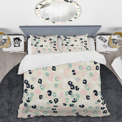 Ensemble de housse de couette 3 pièces Black and Green