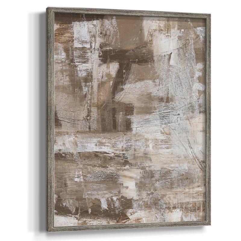 Bronzé II, reproduction encadrée - bois massif, H 21 po x l 17 po