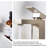 Single-handle Bathroom Faucet with Drain Assembly-70875463
