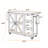 54.5" Drop-Leaf Countertop Kitchen Cart With Power Outlet And Spice Rack & Towel Rack-308556912