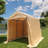 Outdoor Portable Gazebo Storage Shelter Shed With 2 Roll Up Zipper Doors & Vents Carport For Motorcycle Waterproof And UV Resistant Anti-Snow Portable Garage Kit Tent-112604531-112604529