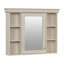 Armoire de rangement murale de salle de bain 35 po x 28 po avec porte miroir