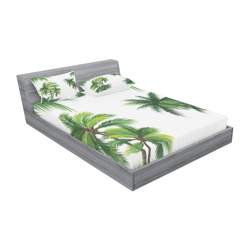 Microfiber Sheet Set, Queen Sheet Set with Fitted Sheet