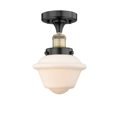 Grourke Glass Semi Flush Mount