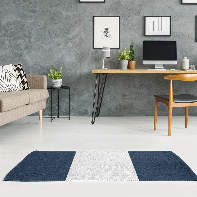 Tapis bleu area, Rectangle 5 pi x 7 pi