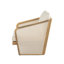 Fauteuil club Royal Wood PVC-coated polyester