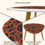 Ensemble de 2 tables basses gigognes Triangle