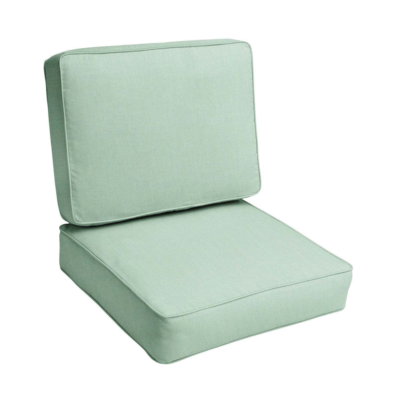 Outdoor Sunbrella Seat/Back Cushion, 23.5" W x 23" D, Canvas Spa Sunbrella® Canvas