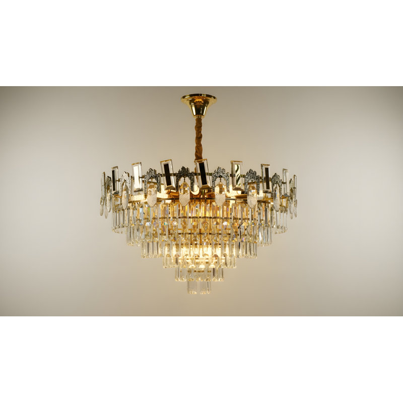 Lustre en cristal Aurelia Regent, H 16 po x l 16 po x P 16 po
