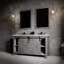 Meuble-lavabo double l 60 po x P 22 po Marsyas-234108223
