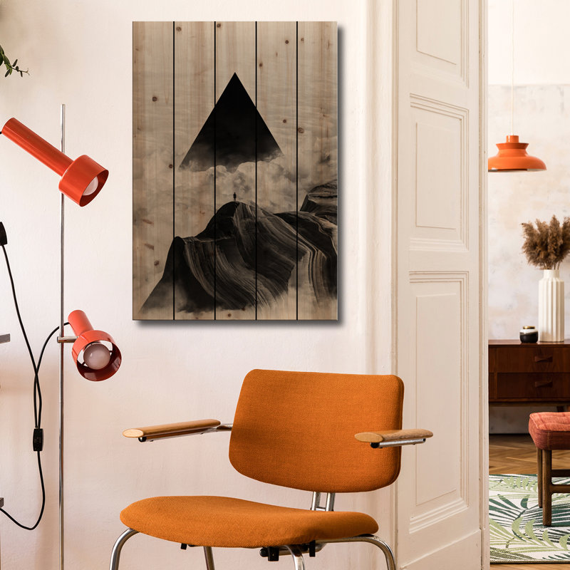 Reproduction d'art mural en bois - «We Never Had It Anyway» par Adam Priester, H 40 po x l 26 po