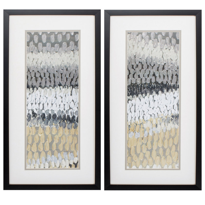 " Raindrops " 2 - Pieces