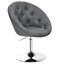 Brion Swivel Adjustable Height Counter Stool with Metal Frame