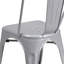 Commercial GradeMetal Indoor-Outdoor Stackable Chair-256719317