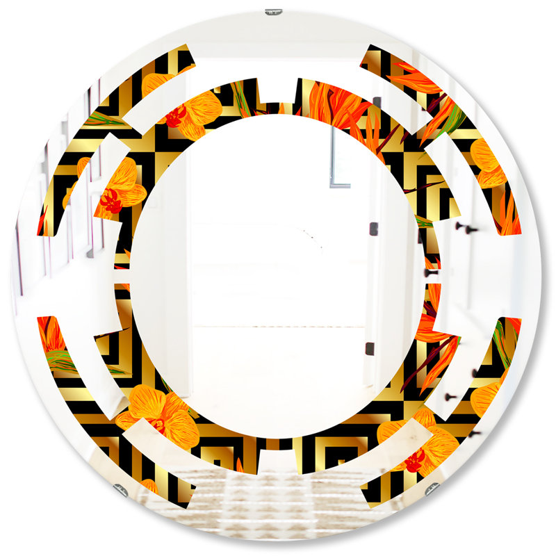 Miroir mural sans cadre Space Luxury Luxury, 31,5 po x 31,5 po