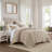 Soft Cotton Muslin Quilt Set with Embroidered Tacking