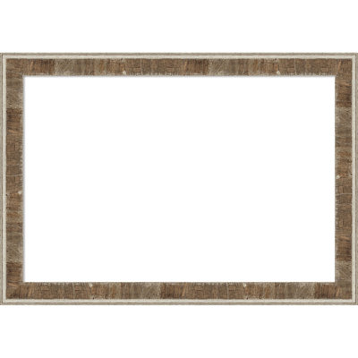 Farmhouse Brown Narrow Framed Dry Erase Magnetic Board Organization Boards