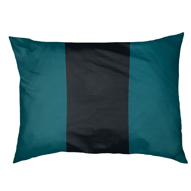 Coussin pour chien Auburn, Moyen (l 28 po x P 18 po x H 6 po), Sarcelle / Noir