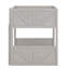 Lit superposé avec panneaux de porte de grange réversibles et conception à plancher bas pour des espaces flexibles-518825177