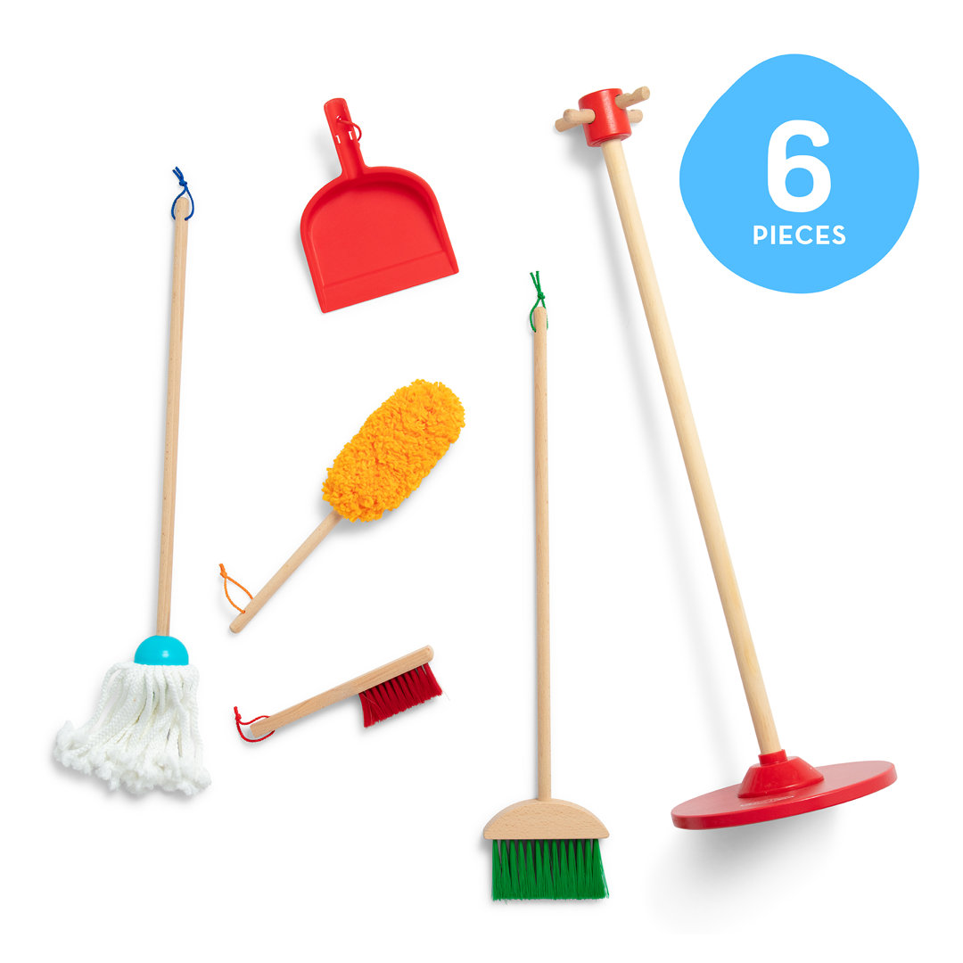 Let's Play House! Dust, Sweep and Mop Housekeeping Set Melissa & Doug