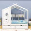 Lit en bois 2 tiroirs avec toit et tablettes-736791081-706446969
