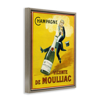 "Bold Yellow Champagne", impression sur toile par Marcus Jules