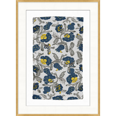 Indigo Textile Study 6 Painting