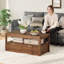 Table basse cannelée avec rangement ouvert et caché-2072956782