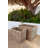 Set Of 2 Grey Square Rattan Baskets