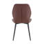 Ensemble de 4 chaises de salle à manger ergonomiques, siège de salle à manger moderne en cuir PU