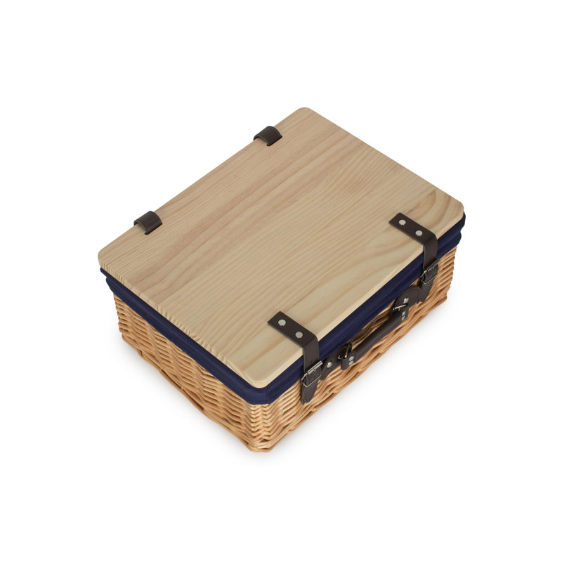 Wicker Gift or Storage Hamper with Lining