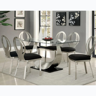 Chaise d'appoint Amorra en noir