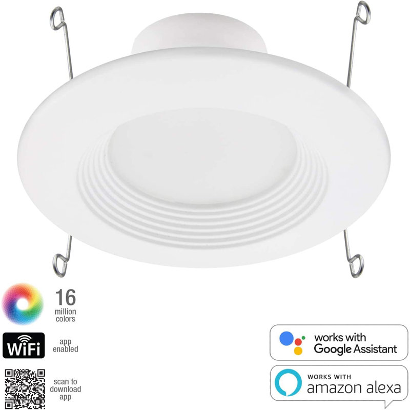 Ensemble d'éclairage DEL encastré 4 "sélectionnable CCT Remodel IC