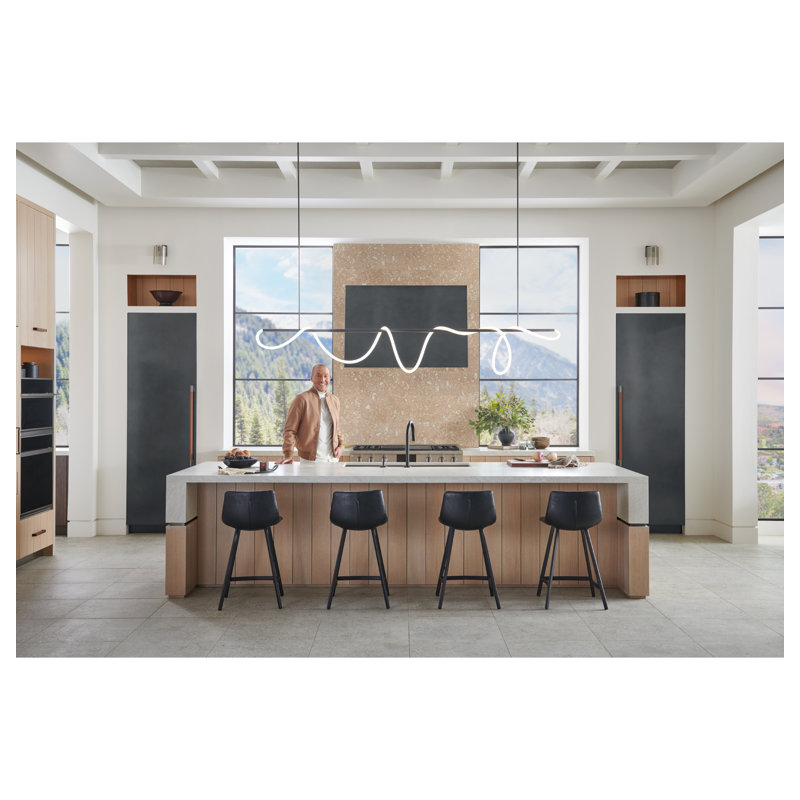 Monogram Premium Column Pair: 24" W Freezer Column + 36" W Refrigerator Column, Panel Ready, Designer Titanium, No