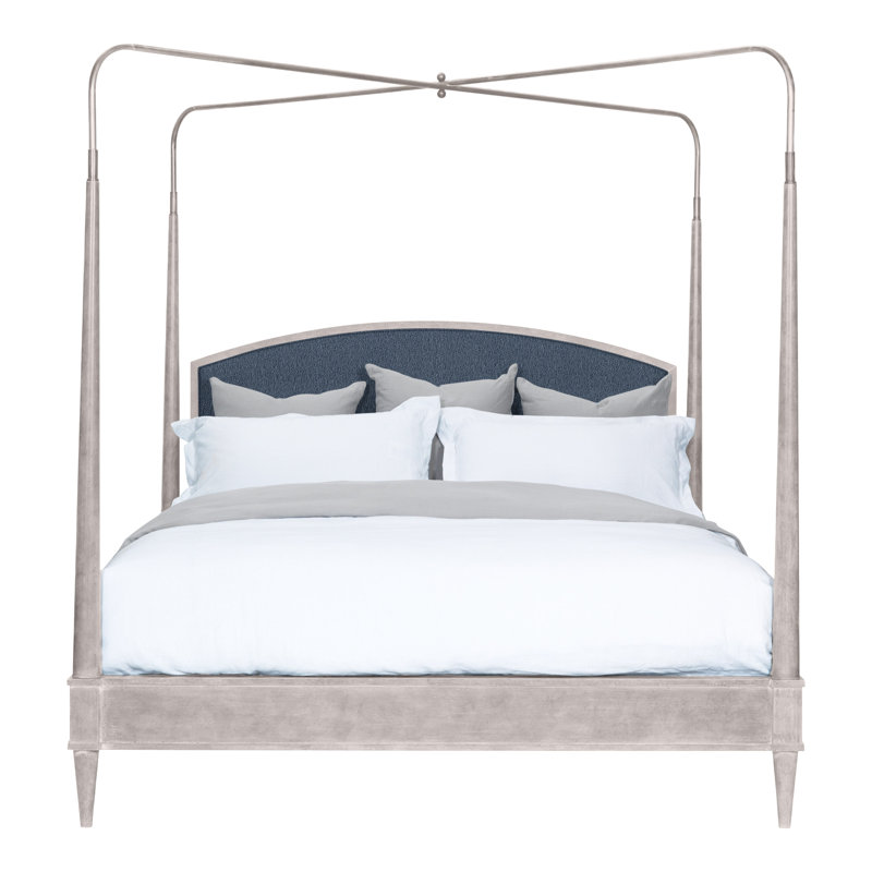 Anderkit Upholstered Canopy Bed, Navada Blue, Navajo
