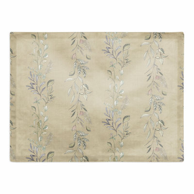 Polyester Floral Rectangle Placemat