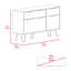 Commode 4 tiroirs l 47,2 po Franchezca