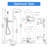 Single Handle Floor Mounted Tub Faucet-101106734