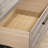 Alvear Contemporary Wood Nightstand With Metal Base, One Size, Nightstand ONLY, Nightstand