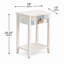 Table de bout avec rangement Harrel