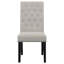 Chaises d'appoint capitonnées (ensemble de 2)-872587046