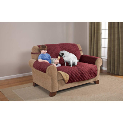 Housse pour causeuse à coussins carrés/rectangulaires
