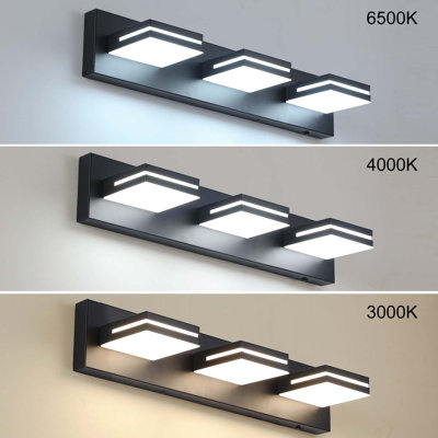 Modern Dimmable LED Vanity Lights for Mirror 3 CCT Adjustable LED Vanity Light