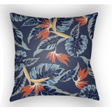 Tropical Floral Indoor/Outdoor Throw Pillow