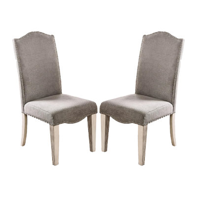 Set of 2 Fabric Parson Chairs